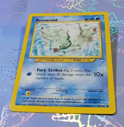 Remoraid 80/105 Neo Destiny Pokemon Card NM - Image 3
