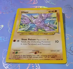 Gligar 67/105 Neo Destiny Pokemon Card NM - Image 3