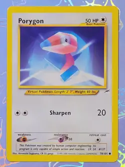 Porygon 78/105 Neo Destiny Pokemon Card NM - Image 1