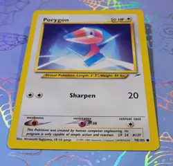 Porygon 78/105 Neo Destiny Pokemon Card NM - Image 3