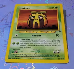 Sunkern 83/105 Neo Destiny Pokemon Card NM - Image 3