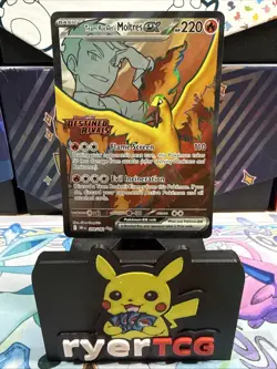 Team Rocket's Moltres ex - (Destined Rivals Stamp) 208/182 Miscellaneous Cards & - Image 2
