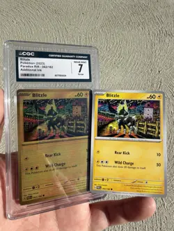 Blitzle 062/182 Pokemon Card TEST PRINT Extremely Rare Ink Test Print! - Image 1