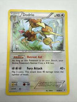 Pokemon Card Dodrio Generations Rare 56/83 Near Mint - Image 1