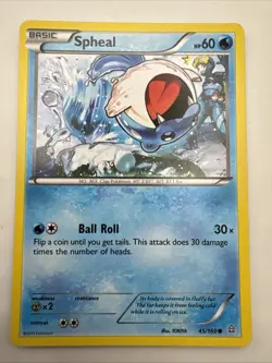 45/160 Spheal Common: Pokemon Trading Card Game XY-05 Primal Clash - Image 1