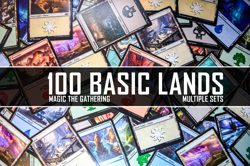 Magic the Gathering - 100 Basic Lands - NM/M Cards - Image 1