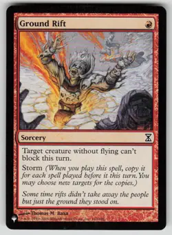 Ground Rift Common The List Reprints 162/301 MTG Near Mint 2020 - Image 1