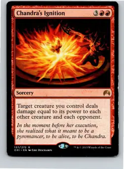 Magic the Gathering Chandra's Ignition Magic Origins MTG Free Shipping! - Image 1