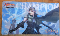 Magic the Gathering Nissa Kaladesh Game Day CHAMPION Playmat Plus Poster - Image 1
