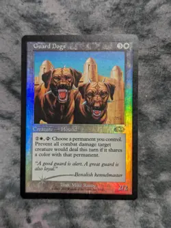 Guard Dogs Magic The Gathering MTG Foil 5/143 2001 Planeshift - Image 1