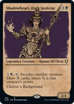 Shadowheart, Dark Justiciar (Showcase) -Foil Near Mint MTG - Image 1