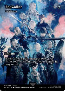 Endwalker - Brainstorm (Showcase) 28 Magic: The Gathering FINAL FANTASY NM - Image 1