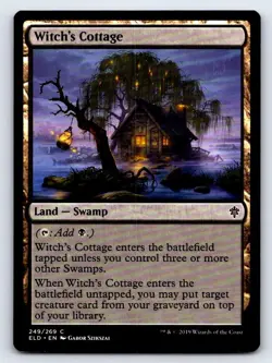 Witch's Cottage 249 Common Throne of Eldraine Magic: The Gathering LP - Image 1
