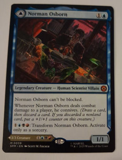 Norman Osborn NM Spiderman MTG MAGIC THE GATHERING - Image 1
