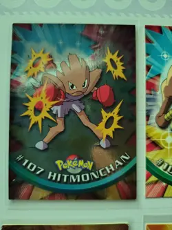 Topps Pokemon Foil Hitmonchan Hitmonlee Vulpix Ninetales 4-Card Lot - Image 2