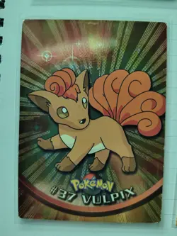 Topps Pokemon Foil Hitmonchan Hitmonlee Vulpix Ninetales 4-Card Lot - Image 4