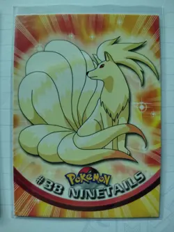 Topps Pokemon Foil Hitmonchan Hitmonlee Vulpix Ninetales 4-Card Lot - Image 5