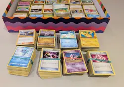 Pokemon Mixed Sets Bulk Bundle x100 Random NON HOLO Cards No Dupli (SM,XY, S&V) - Image 1