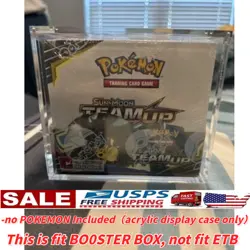 HOT Pokemon Magnetic Booster Box Acrylic Case! Pokemon Card Protective Display - Image 2