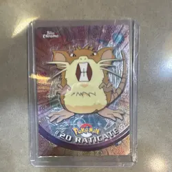 Topps Chrome Pokemon TCG Raticate #20 English Holo Rare Holo Card - Image 1
