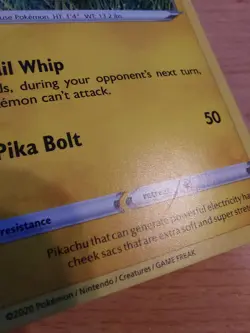 Pikachu - SWSH039 (Sword & Shield Promo Cards) - Lightly Played LP - Promo - Image 2