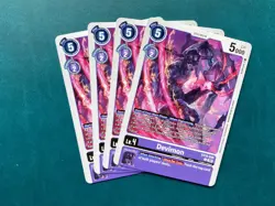 Devimon EX10-046 Playset Sinister Order Digimon Card Game x4 - Image 1