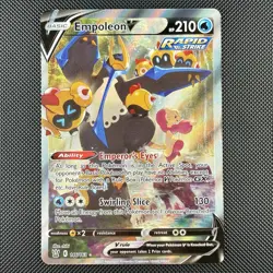 Pokemon TCG Empoleon V 146/163 SWSH05 Battle Styles Alternate Full Art Holo Card - Image 1