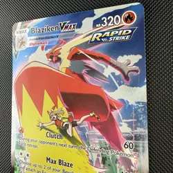 Pokemon TCG Blaziken VMAX TG15/TG30 Silver Tempest Trainer Gallery Holo Card - Image 4