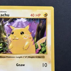 1st Edition Pikachu 58/102 Base Set Yellow Cheeks Shadowless Pokemon Card - Image 3
