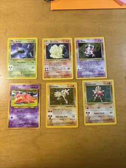 Vintage Pokemon card lot — Base Set, Jungle, Fossil holos - Image 1