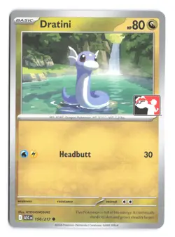 Pokemon Dratini Ascended Heroes 150/217 Prize Pack Series 9 Non Holo - Image 1
