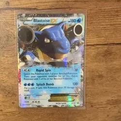 Pokemon TCG Blastoise EX XY30 Black Star Promo Ultra Rare Holo Card 2014 LP - Image 1