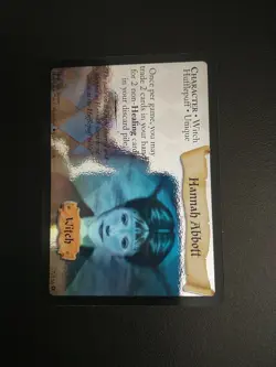 Hannah Abbott Base Set 7/116 Holo Foil Harry Potter TCG Rare Card MP - Image 1