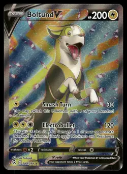 Pokemon Cards Boltund V 249/264 Fusion Strike Ultra Rare NM - Image 1