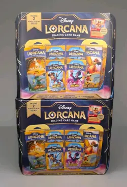 Lot Of 2 Disney Lorcana TCG Into The Inklands Bundle Boxs With Promo Card - Image 1