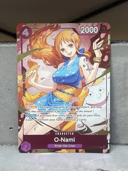 One Piece Card Game O-Nami ST18-002 Dash Pack Common Alternative Art English - Image 1