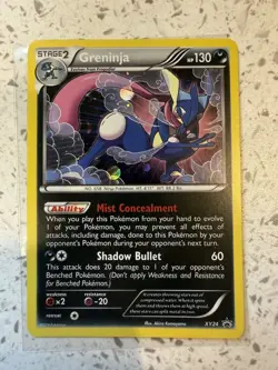 Pokemon TCG Greninja XY Black Star Promo Holo Card XY24 - Image 1