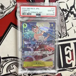 One Piece TCG Bandai Yamato OP04-112 SR Holo Alt Art JP PSA 10 PRB01 - Image 1