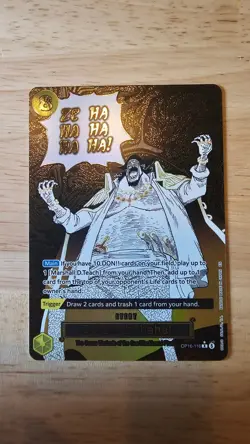 Bandai One Piece CCG Zehahahahaha! OP16-116 Marshall D. Teach Alt Art Foil - Image 1