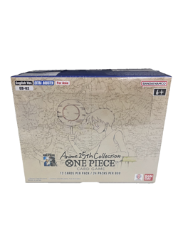 ONE PIECE Extra Booster Anime 25th Collection Box ENGLISH TCG EB02 24Pack-Sealed - Image 1