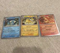 Pokemon Prismatic Evolutions Eeveelutions Poster Box Promo Collections Set Of 3 - Image 1