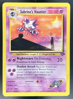Sabrina's Haunter 2000 Pokemon Gym Challenge #55/132 - Image 1