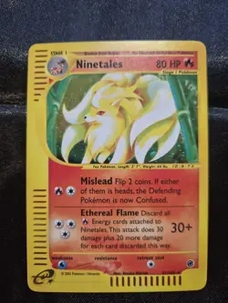 Pokemon Ninetales 021/165 Expedition Base Set Holo - Image 1