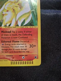 Pokemon Ninetales 021/165 Expedition Base Set Holo - Image 4