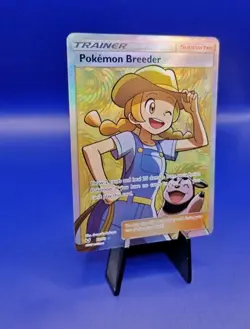 Pokemon Breeder 73/73 Full Art S&M Shining Legends Pokemon Card TCG Nintendo - Image 3