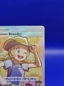 Pokemon Breeder 73/73 Full Art S&M Shining Legends Pokemon Card TCG Nintendo - Image 5