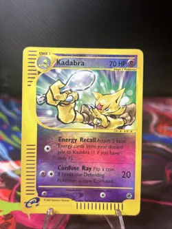 Kadabra 084/165 Expedition Base Set Reverse Holo Rare Pokemon TCG Nintendo HP - Image 1