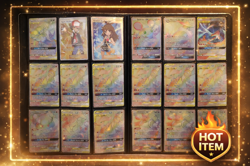 Pokemon 100+ Rainbow Rare Cards Binder Collection Includes 5 foils in Any Combin - Image 1