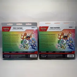 2 Sealed Pokemon TCG First Partner Illustration Collection Series 1 Box’s Promo - Image 2