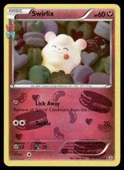 Pokemon Cards Swirlix RC19/RC32 Holo Generations Uncommon NM - Image 1
